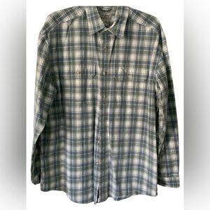 Men’s LLBean Lakewashed Cotton Shirt, Large